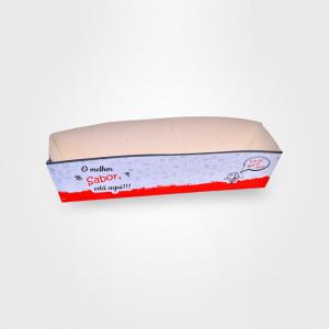 HOT DOG / BAGUETE GRANDE Triplex 250g 24,6x7,3x6,3 cm - base 2x0   